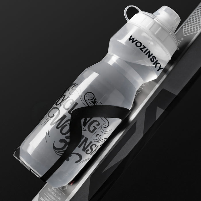 Велосипедна бутилка Wozinsky WBR-01T 750 мл - прозрачна