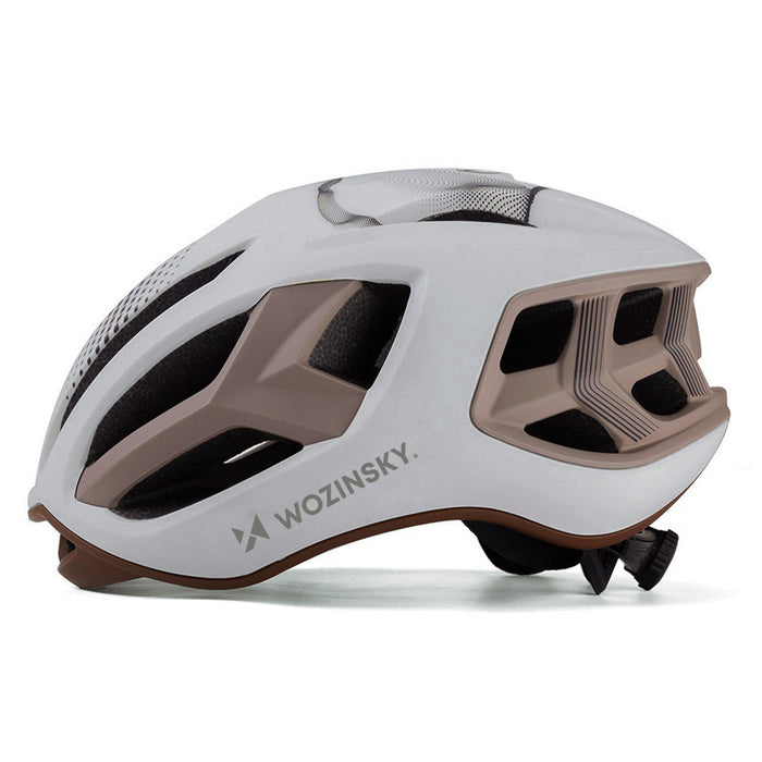Каска за шосейно колоездене Wozinsky Ultralight 54-58 см - бежово-кафява