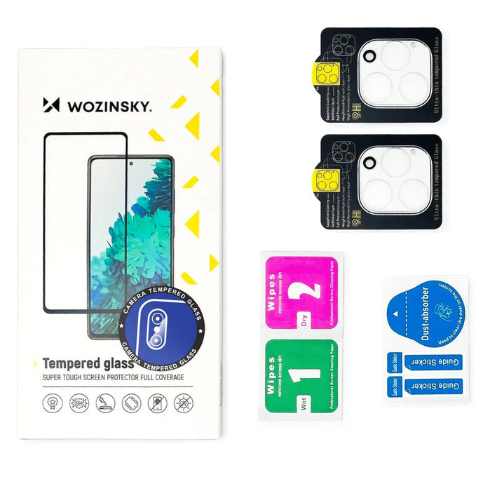 Закалено стъкло Wozinsky Full Camera Glass за задна камера за Samsung Galaxy S26 - 2 бр.