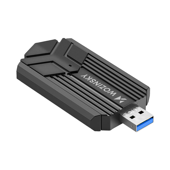 Wozinsky Двубандов безжичен USB 3.0 WiFi 6 адаптер - черен