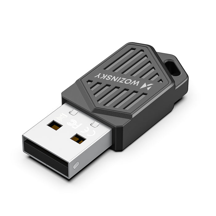 Wozinsky Двубандов USB Wi-Fi 6 адаптер с Bluetooth 5.4 - Черен