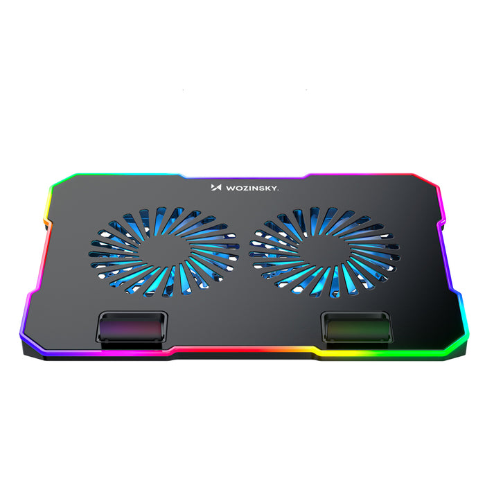 Охлаждаща подложка за лаптоп Wozinsky WDCX-A26 NitroCool RGB - черна