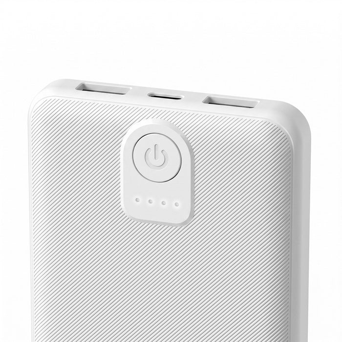 Външна батерия Wozinsky Wpower WPBBK-3 10000 mAh 10W 2x USB-A 2A - бяла