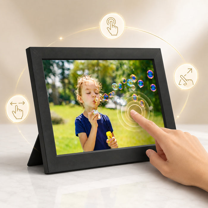 Wozinsky WRC-32 10.1" Цифрова фоторамка с приложение Frameo 32GB - Черна