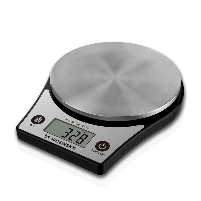Кухненска везна Wozinsky WAK-651 с LCD дисплей до 5 кг - черна