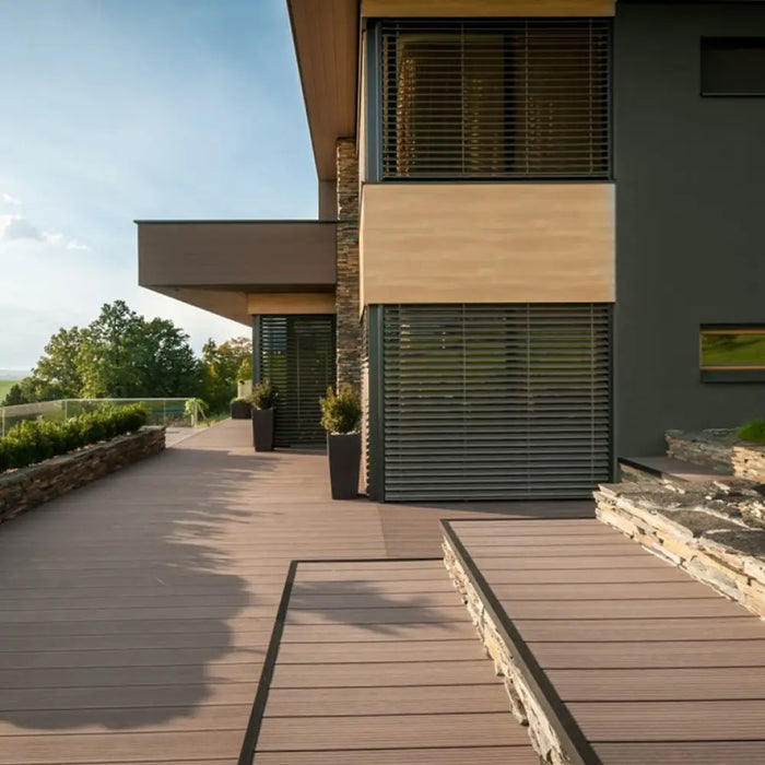 WPC ДЕКИНГ ДЪСКА 200CM ТИК ROSSIMA ForestFeel