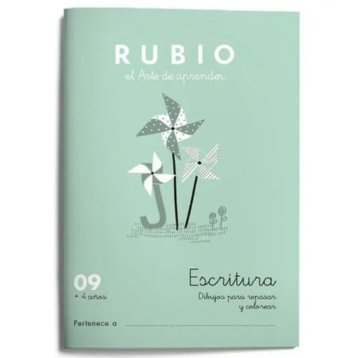 Writing and calligraphy notebook Rubio Nº09 A5 испански (10