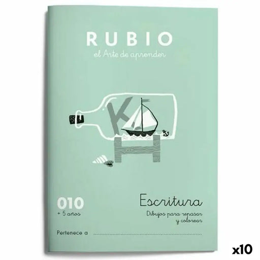 Writing and calligraphy notebook Rubio Nº10 A5 испански 20