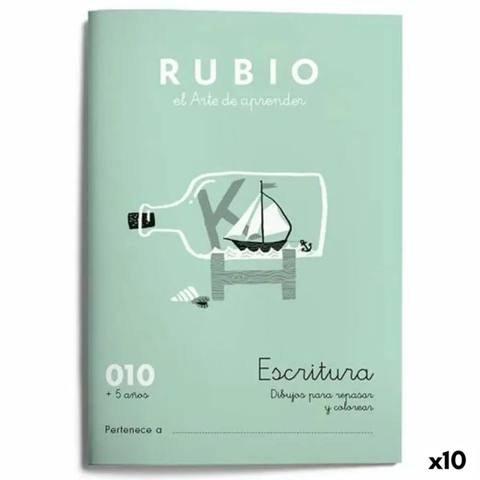Writing and calligraphy notebook Rubio Nº10 A5 испански 20
