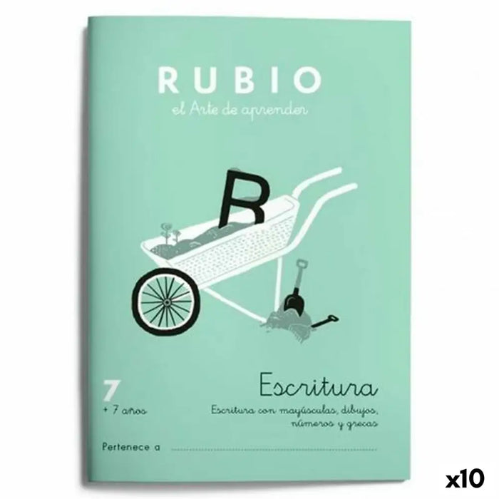 Writing and calligraphy notebook Rubio Nº07 A5 испански 20