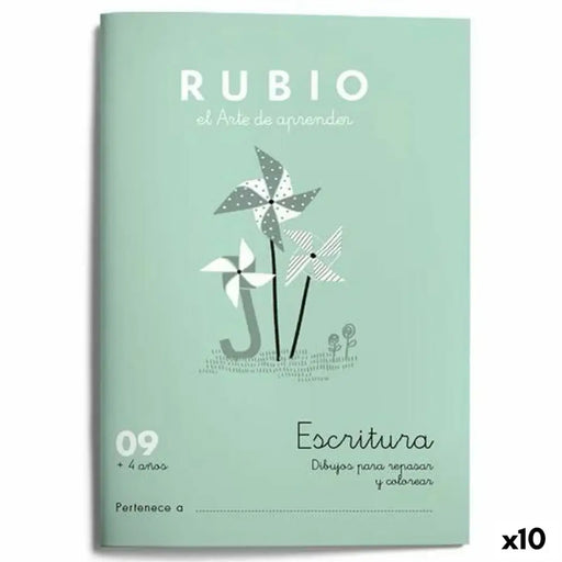 Writing and calligraphy notebook Rubio Nº09 A5 испански (10
