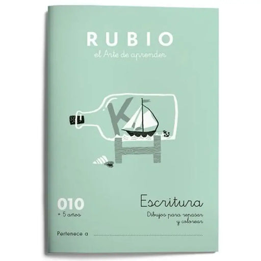Writing and calligraphy notebook Rubio Nº10 A5 испански 20