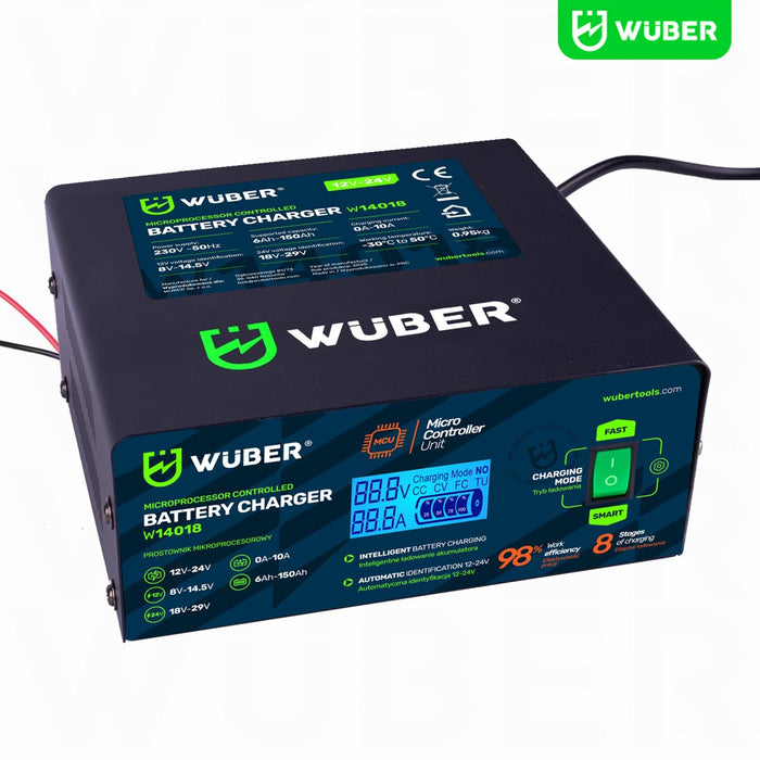 Самостоятелен микропроцесор 10A 6-150 Ah 2-24 V W14018 WUBER