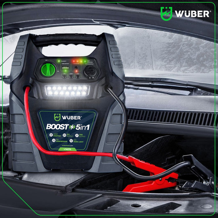 Бустер компресор 5в1 със стартиране W14270 WUBER