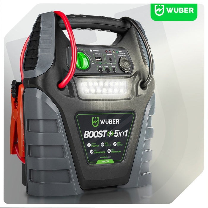 Бустер компресор 5в1 със стартиране W14270 WUBER