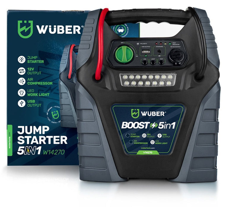 Бустер компресор 5в1 със стартиране W14270 WUBER