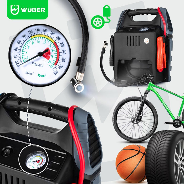 Бустер компресор 5в1 със стартиране W14270 WUBER