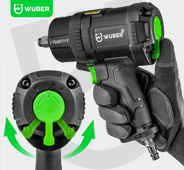 Пневматичен ударен гаечен ключ 1560 Nm W33220 WUBER