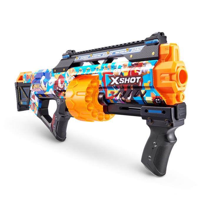 X Shot Sonic Бластер с 16 Меки Стрели Last stand