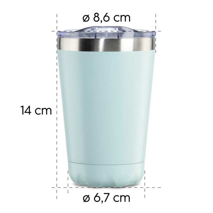 Термо чаша Xavax To Go, 270 ml, Двойна изолация,пастелно синьо
