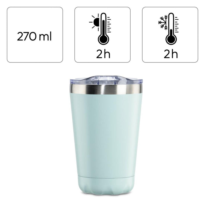 Термо чаша Xavax To Go, 270 ml, Двойна изолация,пастелно синьо