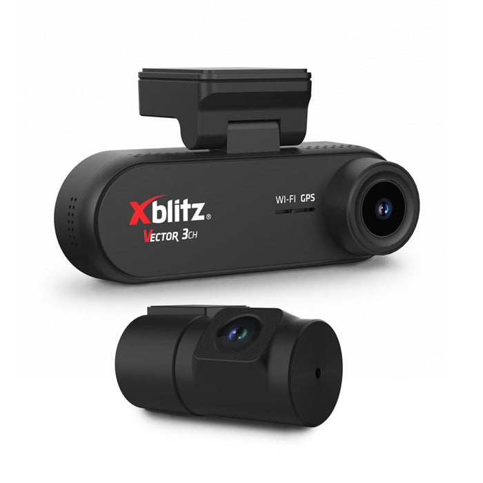 XBLITZ VECTOR 3CH 3-КАНАЛЕН DVR С КАМЕРА ЗА ЗАДНО ВИЖДАНЕ, Wi-Fi И GPS