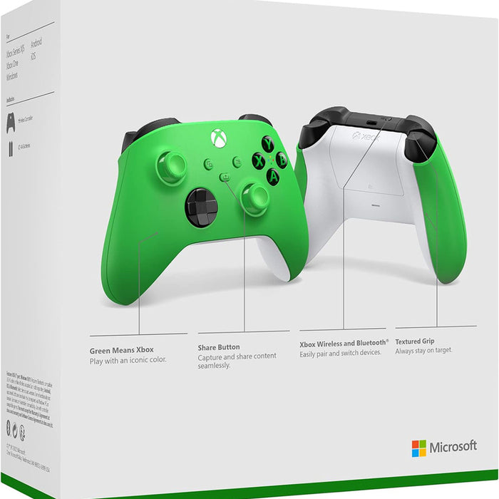Безжичен контролер MS Xbox Velocity Green