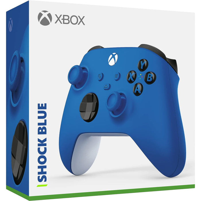 WIRELESS CONTROLLER XBOX SHOCK BLUE