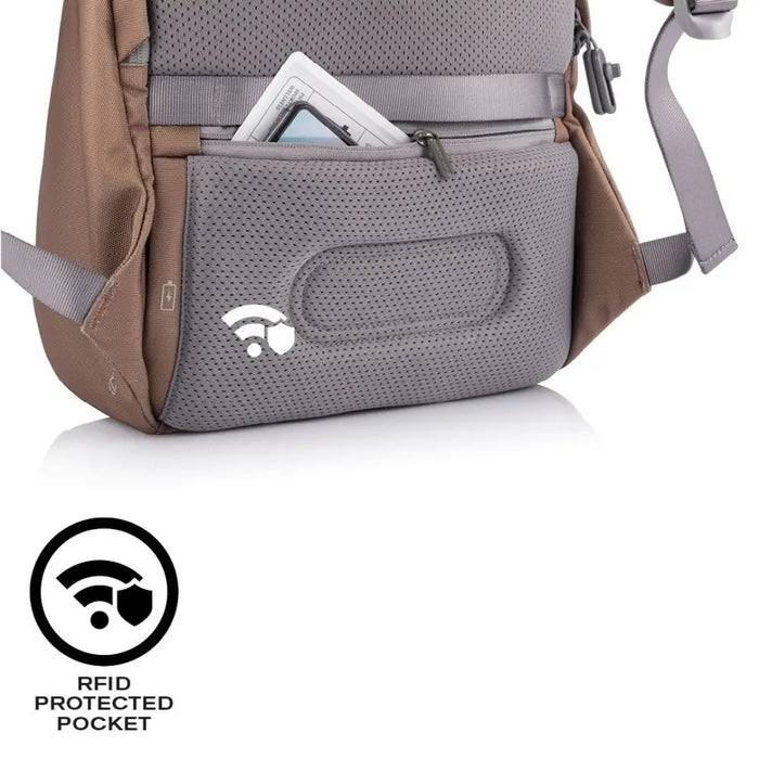 XD DESIGN РАНИЦА ПРОТИВ КРАЖБА BOBBY SOFT BROWN P/N: