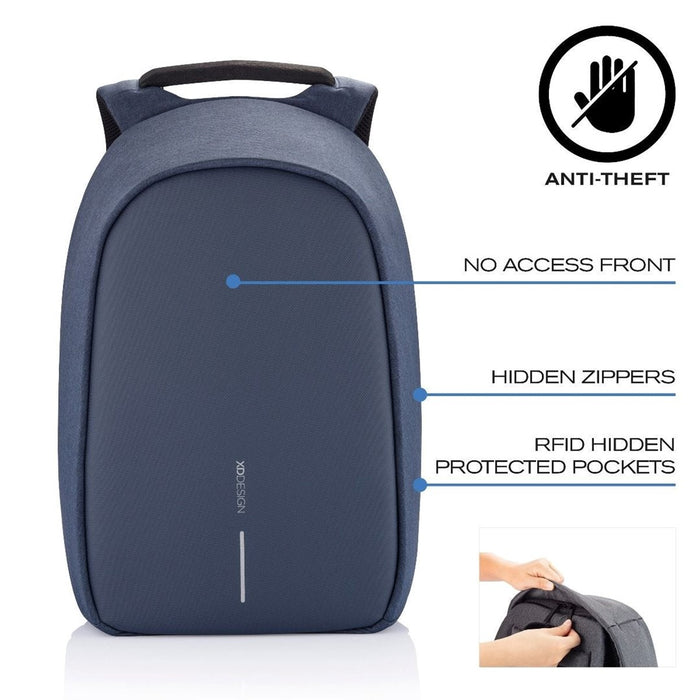 XD ДИЗАЙН РАНИЦА ПРОТИВ КРАЖБА BOBBY HERO REGULAR NAVY P/N: P705.295