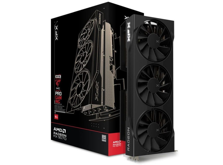 Графична карта. XFX Swift RX 9070 3-FAN Gaming Ed 16GB