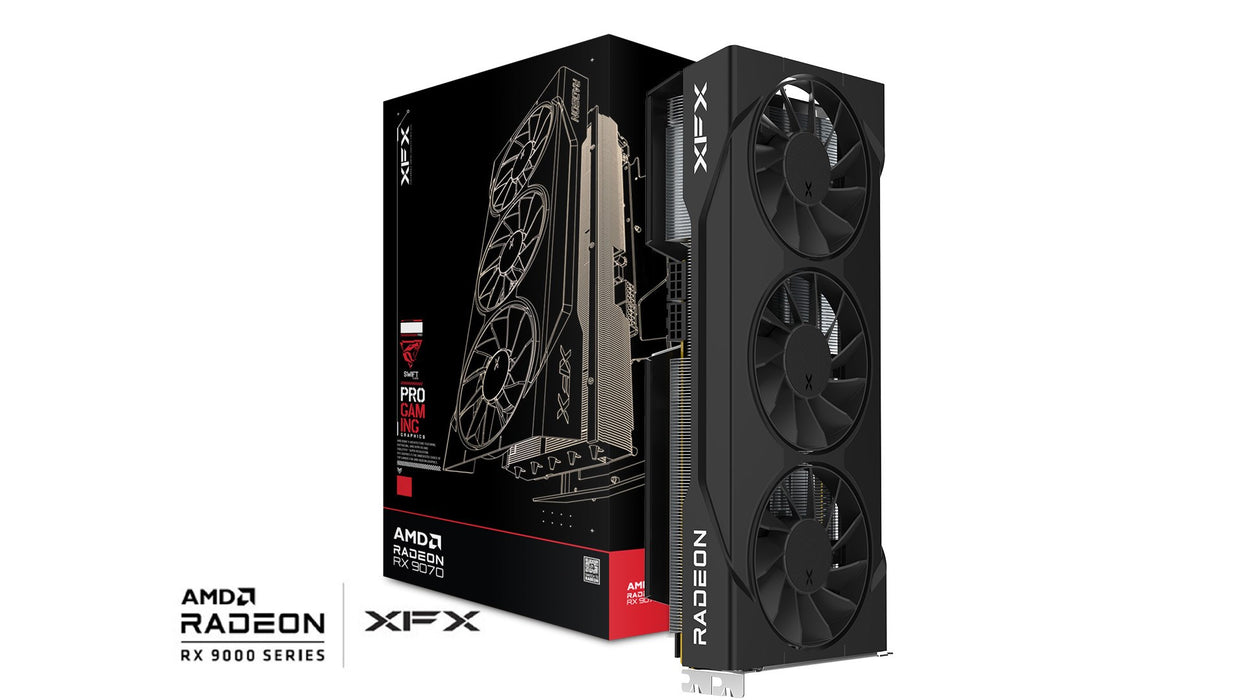 XFX Swift RX 9070GRE Trip FG 12GB видеокарта