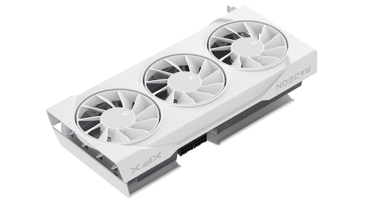 XFX Swift RX 9070GRE Бяла тривентилаторна 12GB видеокарта