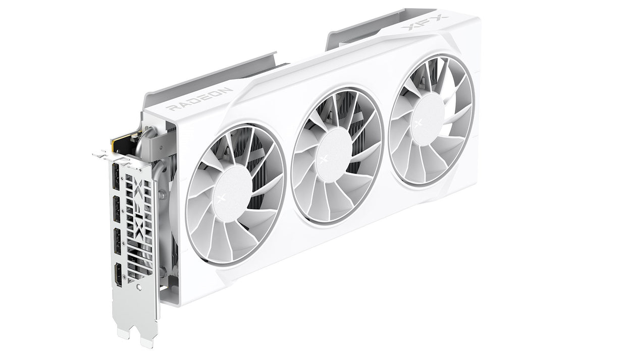 XFX Swift RX 9070GRE Бяла тривентилаторна 12GB видеокарта