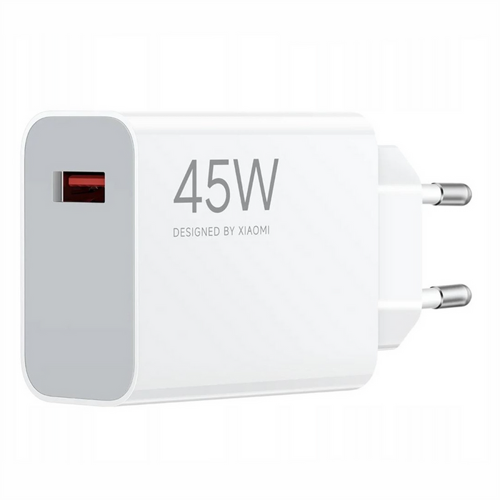 Стенно зарядно устройство Xiaomi MDY-17-EF 45W USB-A - бяло