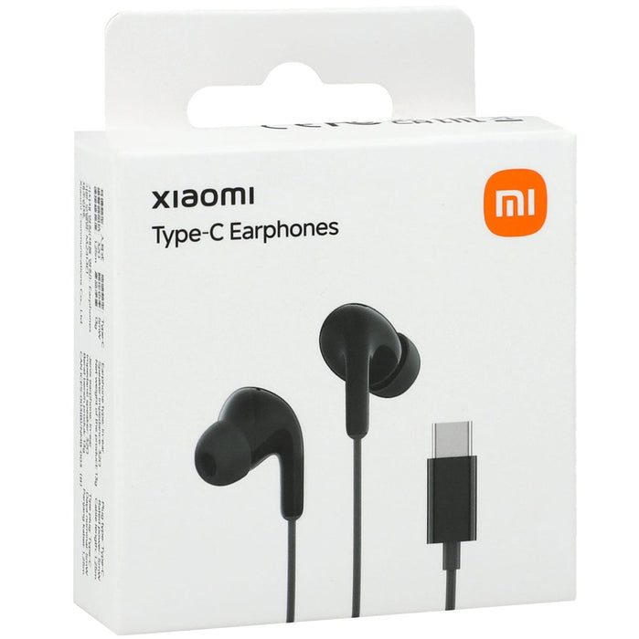 Xiaomi BHR8930GL кабелни слушалки за поставяне в ушите USB-C с дистанционно управление - черни