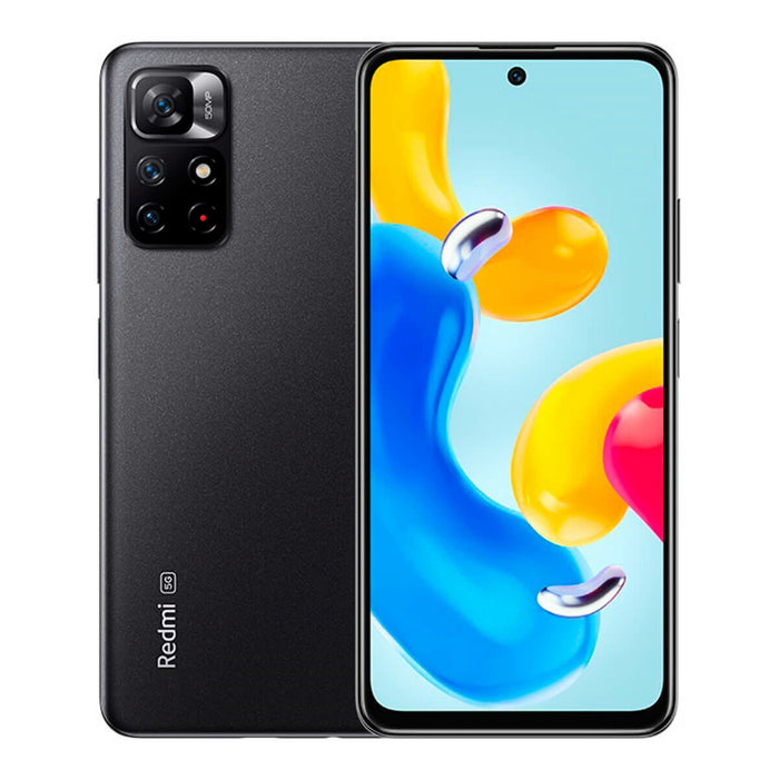 Смартфони Xiaomi Redmi Note 11S 5G 6,6" Octa Core 4 GB RAM 4 GB 128 GB Черен (След ремонт A)