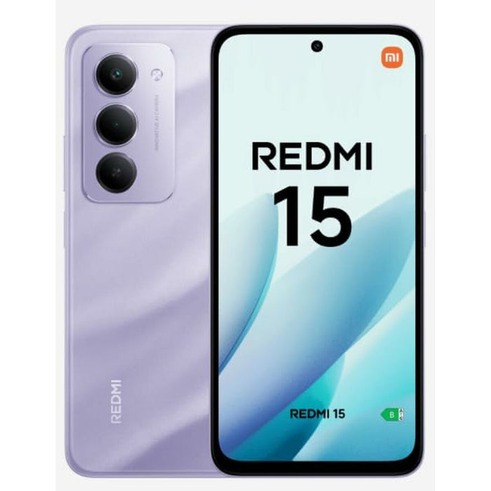 Смартфони Xiaomi REDMI 15 PURPLE 6,9" Octa Core 8 GB RAM 256 GB Лилав
