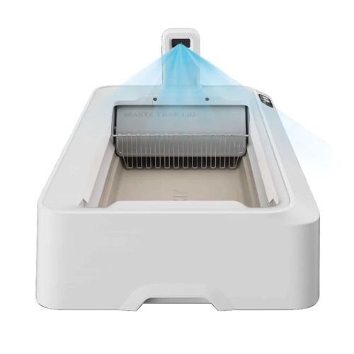 Petkit Purobot CRYSTAL DUO Интелигентна Самопочистваща се Котешка Тоалетна с AI Камера White EU