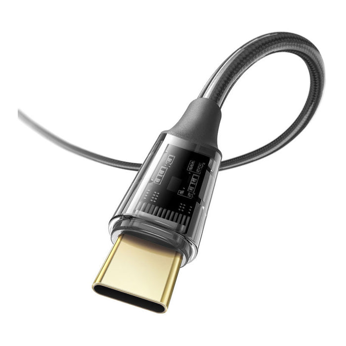 КАБЕЛ XMART TYPE-C AMBER 1.2 m BLACK