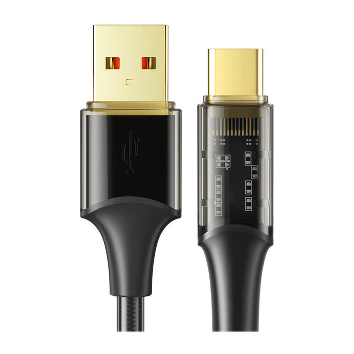 КАБЕЛ XMART TYPE-C AMBER 1.2 m BLACK