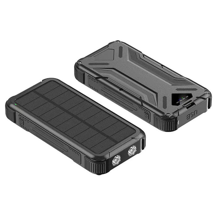 СОЛАРНО ЗАРЯДНО XMART 16000 mAh с LED фенер и WIRELESS CHAR