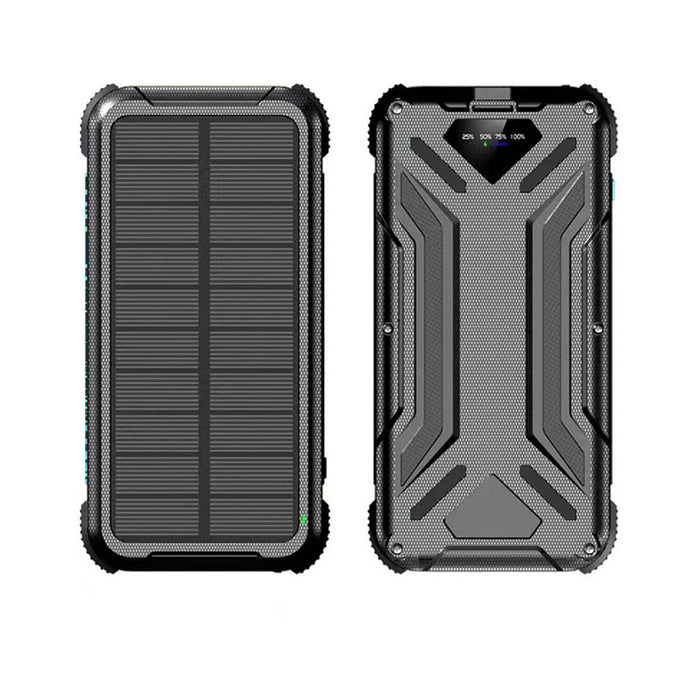 СОЛАРНО ЗАРЯДНО XMART 16000 mAh с LED фенер и WIRELESS CHAR