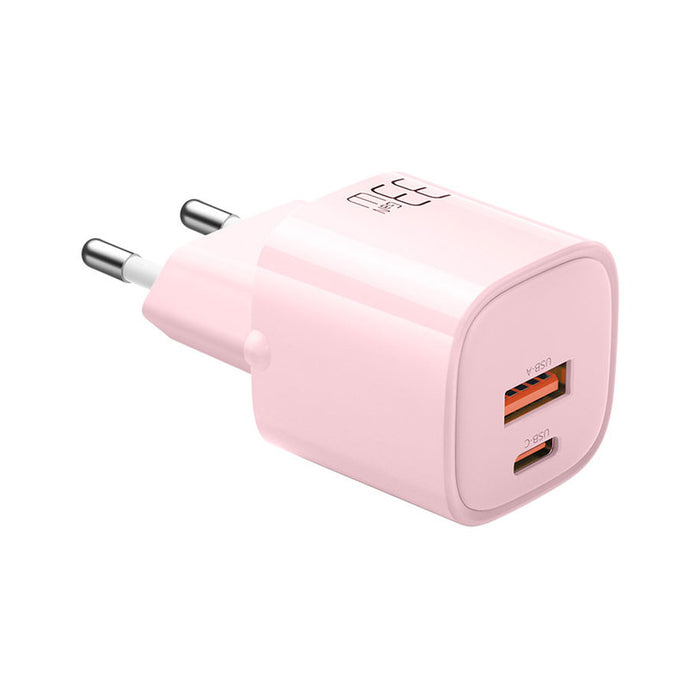 ЗАРЯДНО 220V XMART PD+QC3.0 33W PINK