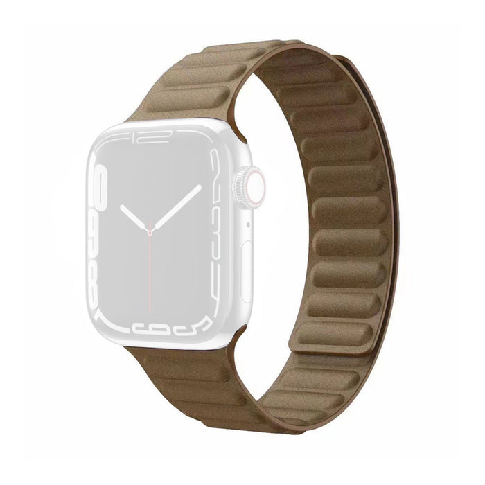 МАГНИТНА КАИШКА XMART WOOLEN APPLE WATCH BEIGE 42-49
