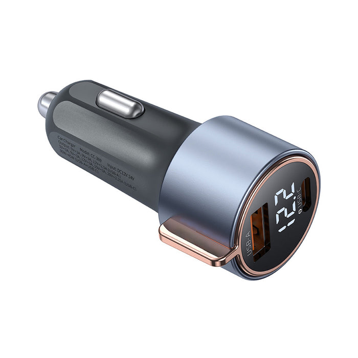 ЗАРЯДНО 12V XMART 75W QC USB-А+USB-C PD