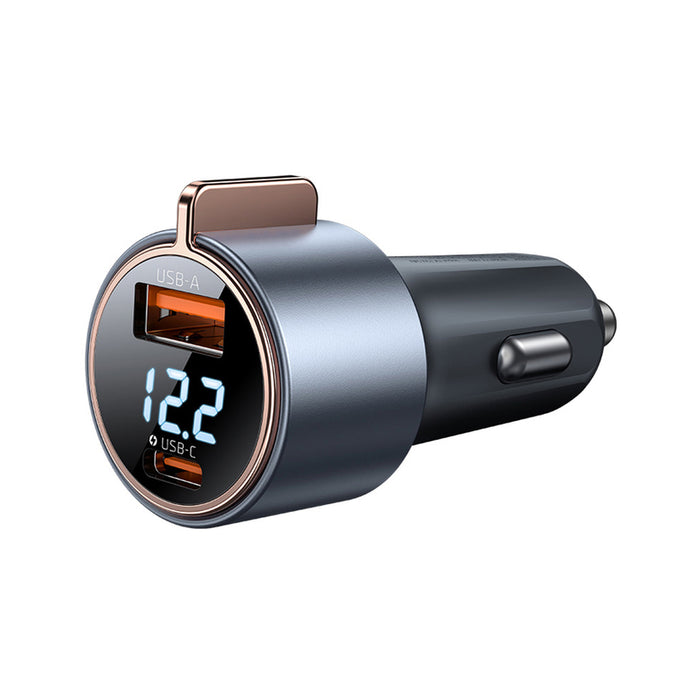 ЗАРЯДНО 12V XMART 75W QC USB-А+USB-C PD