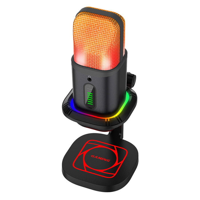 USB Микрофон за стрийминг XMART STREAMING SM-284 RGB светлинни ефекти