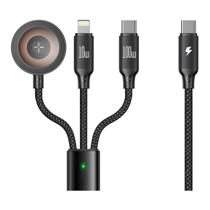 КАБЕЛ XMART 3IN1 TYPE-C+LIGHTNING 1.2 m