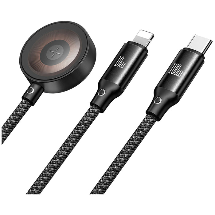 КАБЕЛ XMART 3IN1 TYPE-C+LIGHTNING 1.2 m